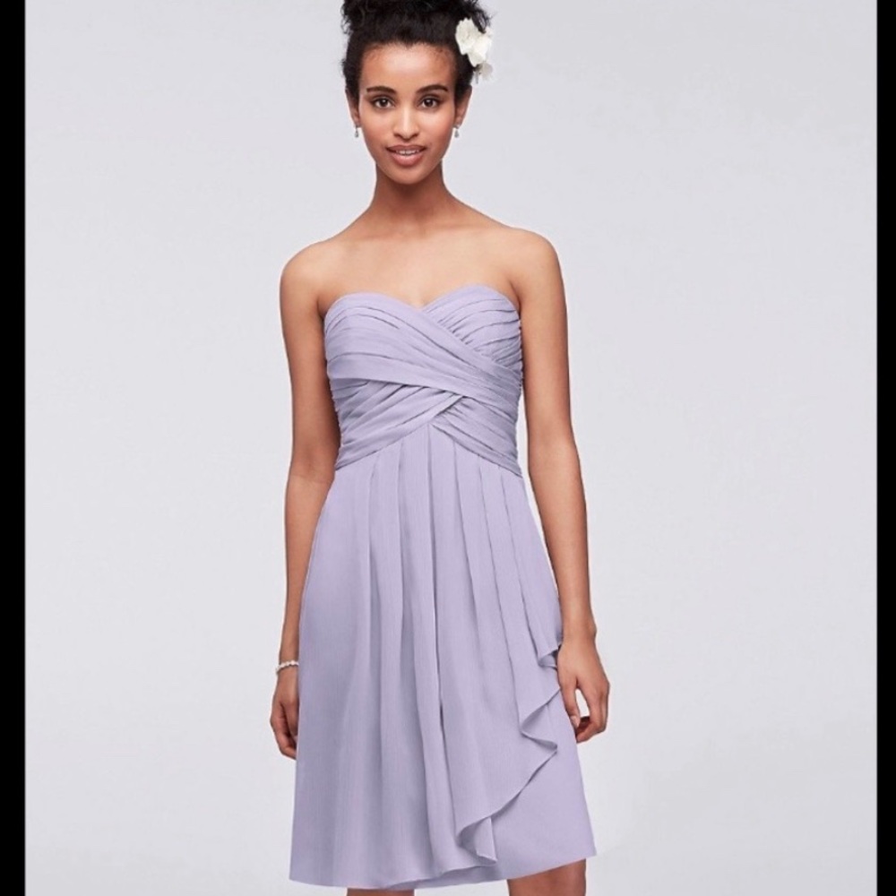 David’s Bridal bridesmaid dress short